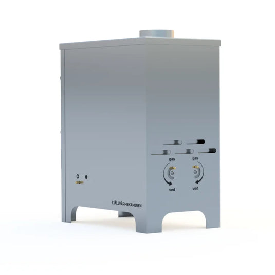 The mountain stove - Multifuel stove for wood and gas