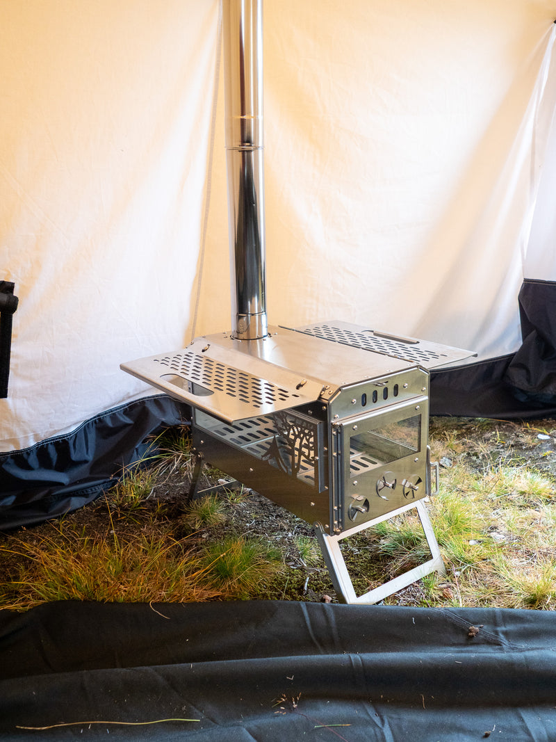 Load image into Gallery viewer, Stainless Steel Wood Stove
