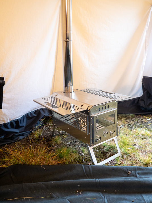 Stainless Steel Wood Stove