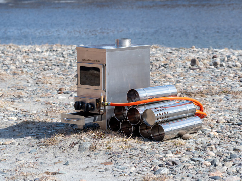 Load image into Gallery viewer, The mountain stove - Multifuel stove for wood and gas
