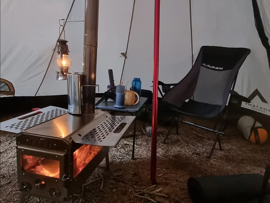 Stainless Steel Wood Stove