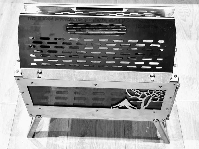 Load image into Gallery viewer, Stainless Steel Wood Stove
