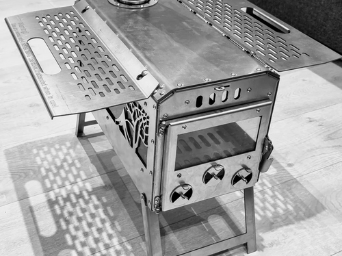 Stainless Steel Wood Stove