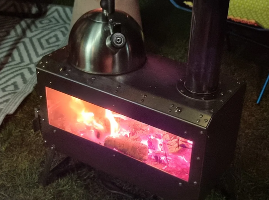 Stainless Steel Wood Stove