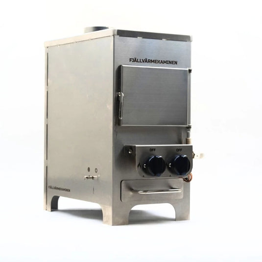 The mountain stove - Multifuel stove for wood and gas