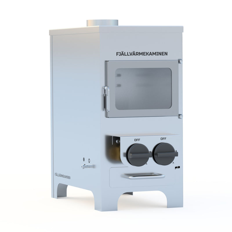 Load image into Gallery viewer, The mountain stove - Multifuel stove for wood and gas
