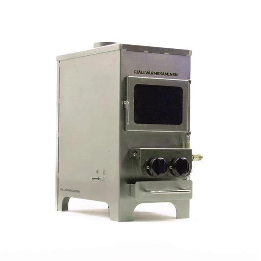 The mountain stove - Multifuel stove for wood and gas