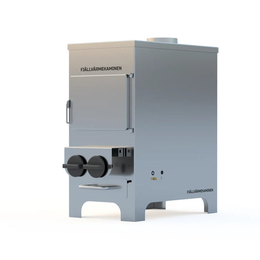 The mountain stove - Multifuel stove for wood and gas