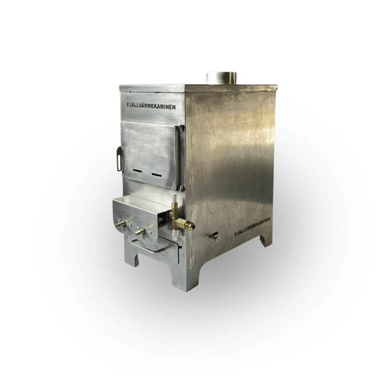 The mountain stove - Multifuel stove for wood and gas