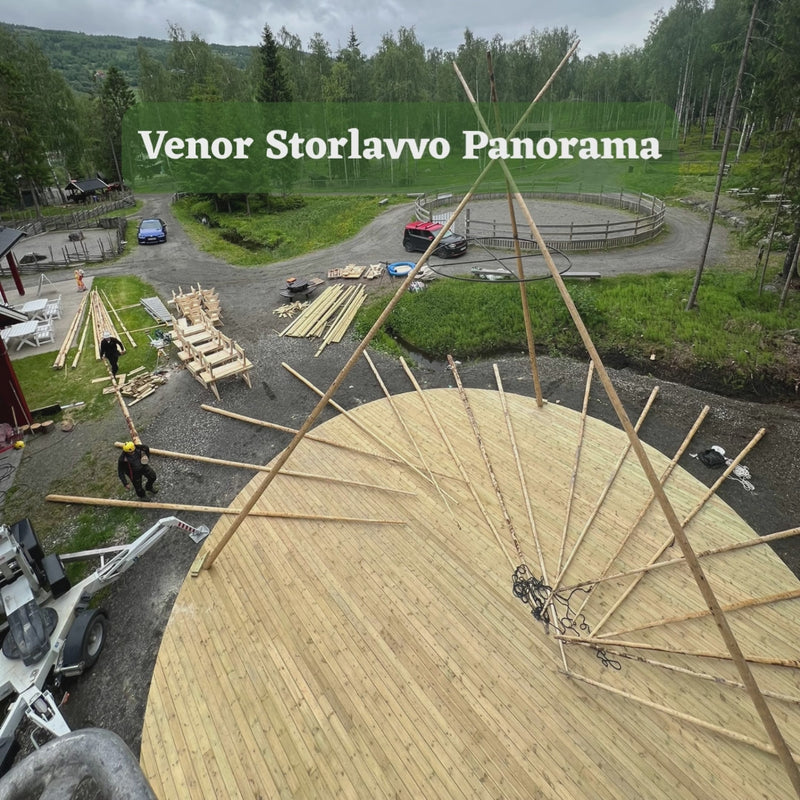 Load and play video in Gallery viewer, Panorama Venor Sorlavvo 100 - complete with canvas and poles
