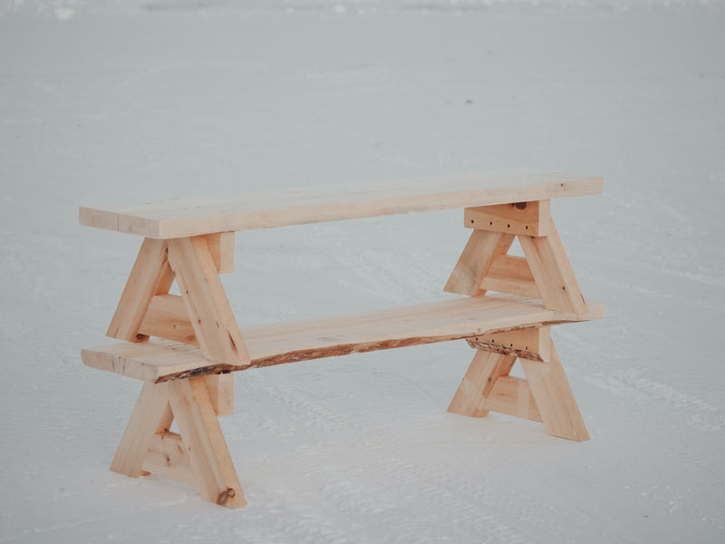 Load image into Gallery viewer, Table and 2 Benches
